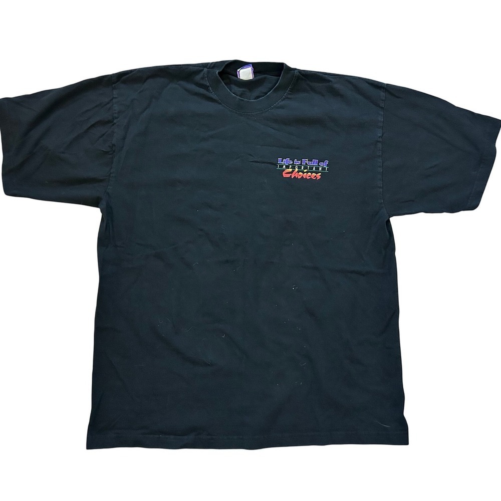 Vintage 90's "Life is Full of Important Choices" Guitar Cotton T-Shirt XXL‎